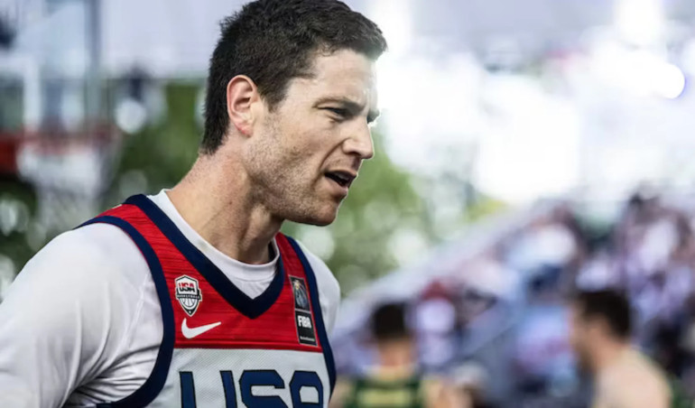 Jimmer Fredette is the 2023 USA Basketball 3x3 Male Athlete of the Year